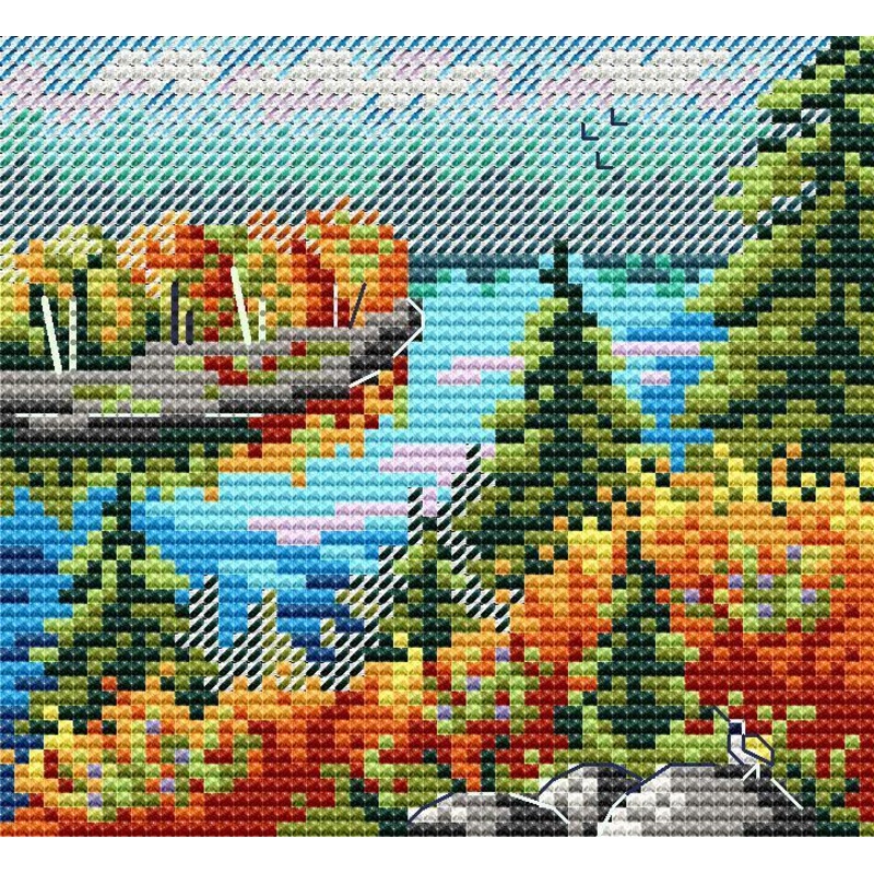 Autumn Forest SM-615 Counted Cross-Stitch Kit