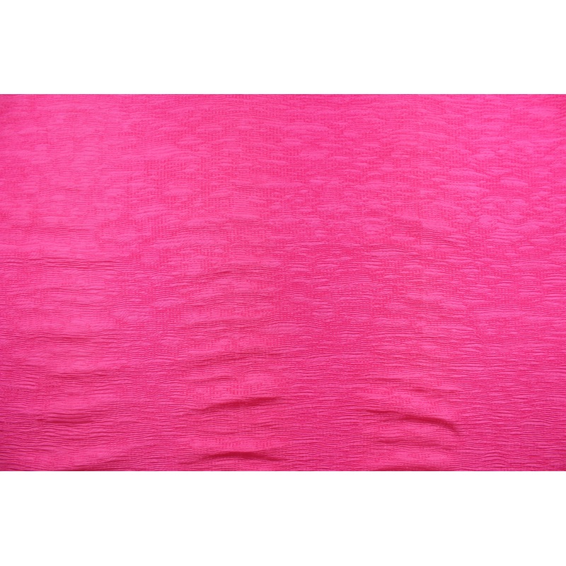 Carisbrooke Crinkled Taffeta Fabric  in Cerise Pink  -