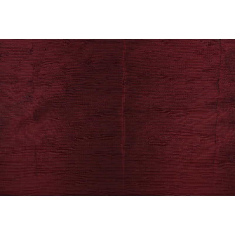 Carisbrooke Crinkled Taffeta Fabric in Garnet Red   -