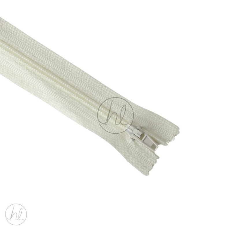 NYLON DRESS ZIPS CREAM 30CM