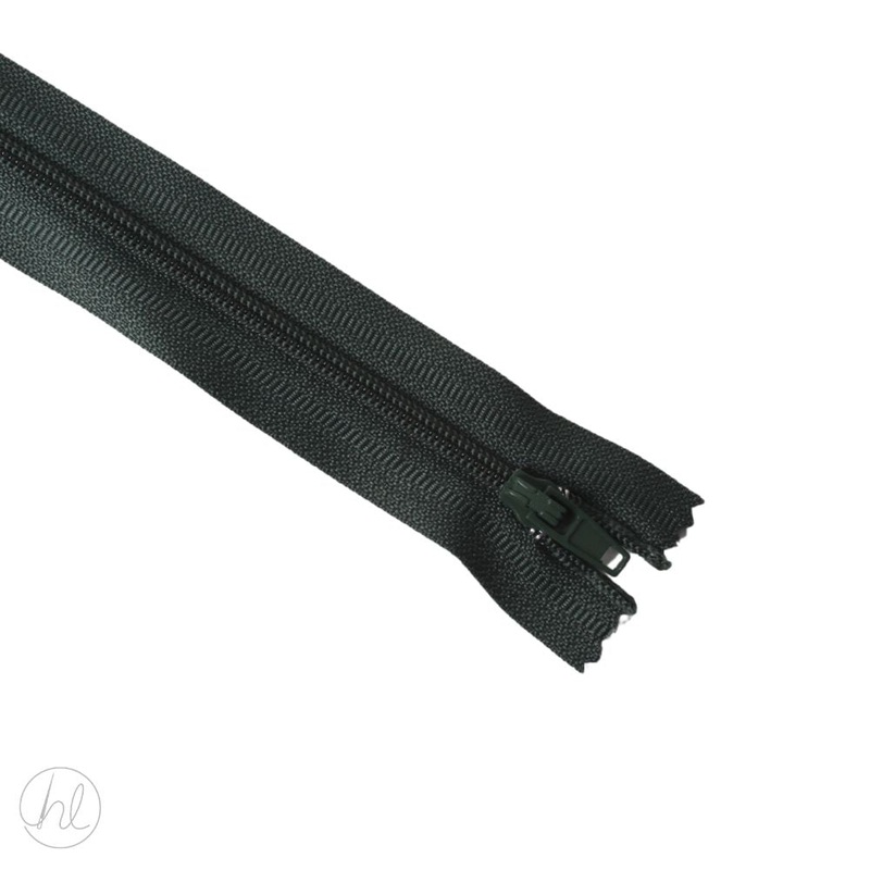 NYLON DRESS ZIPS HUNTER 30CM