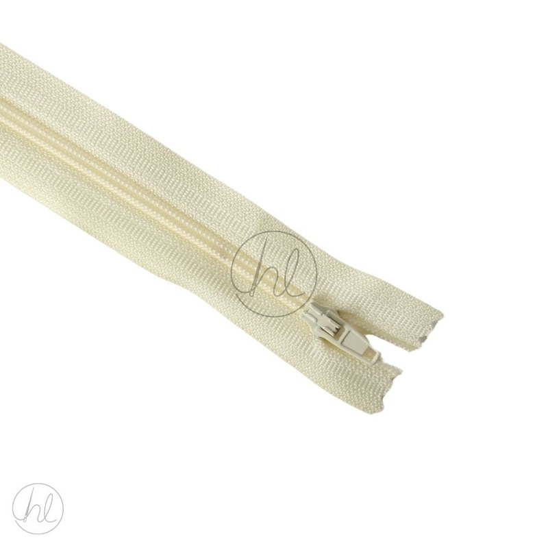 NYLON DRESS ZIPS LEMON 25CM