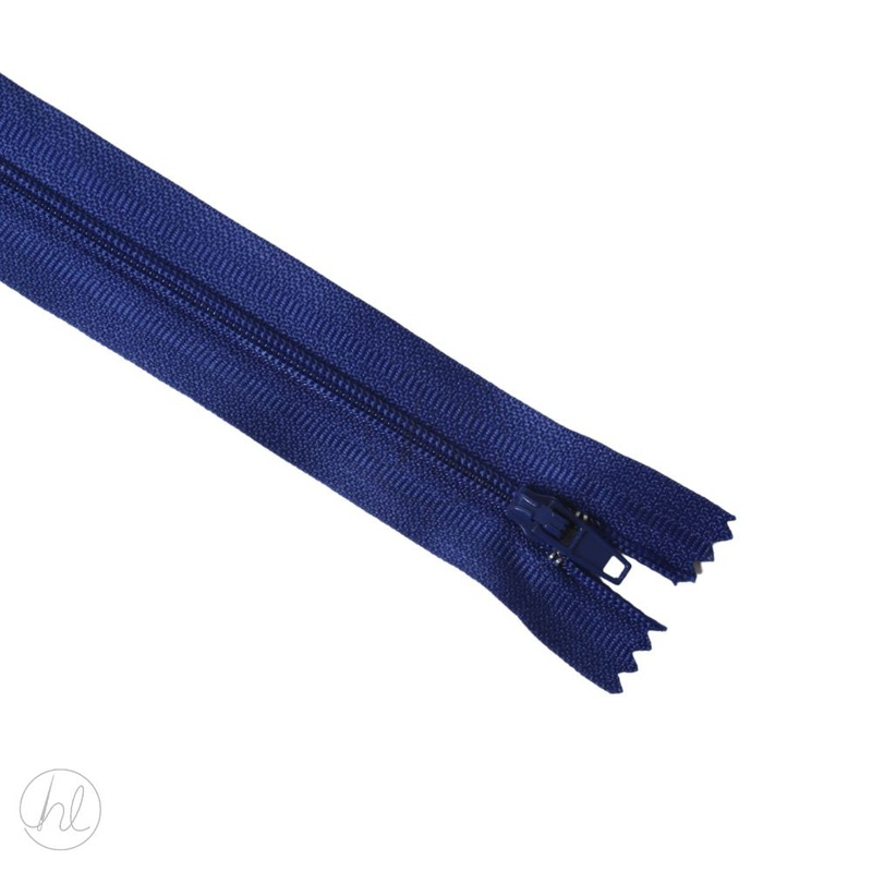 NYLON DRESS ZIPS ROYAL 20CM