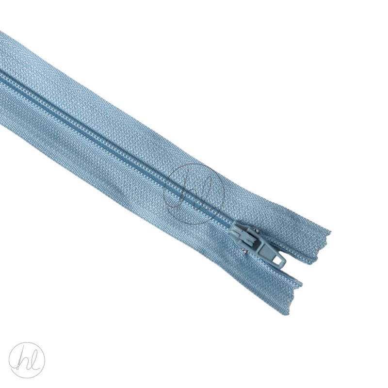 NYLON DRESS ZIPS SKY BLUE 30CM