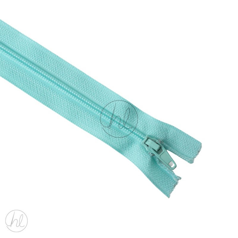 NYLON DRESS ZIPS TURQUOISE 45CM