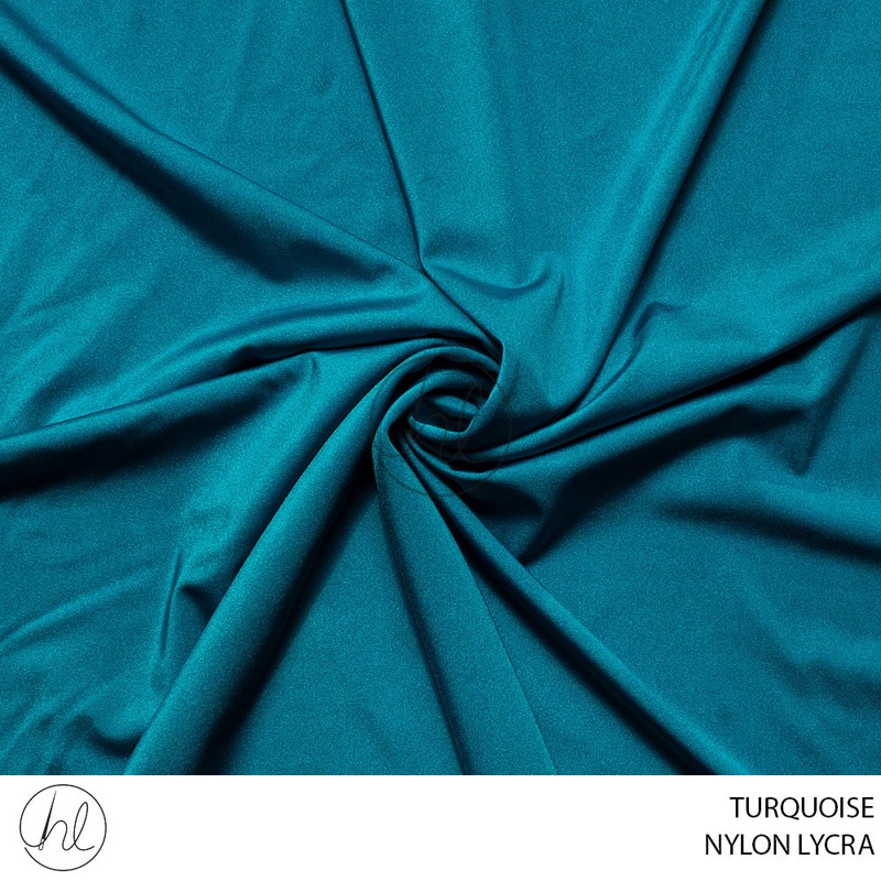 Nylon Lycra 275 Turquoise Design 25 150cm Per M
