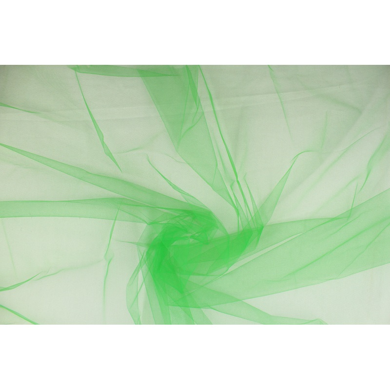 Solid Tulle in Grassy Green