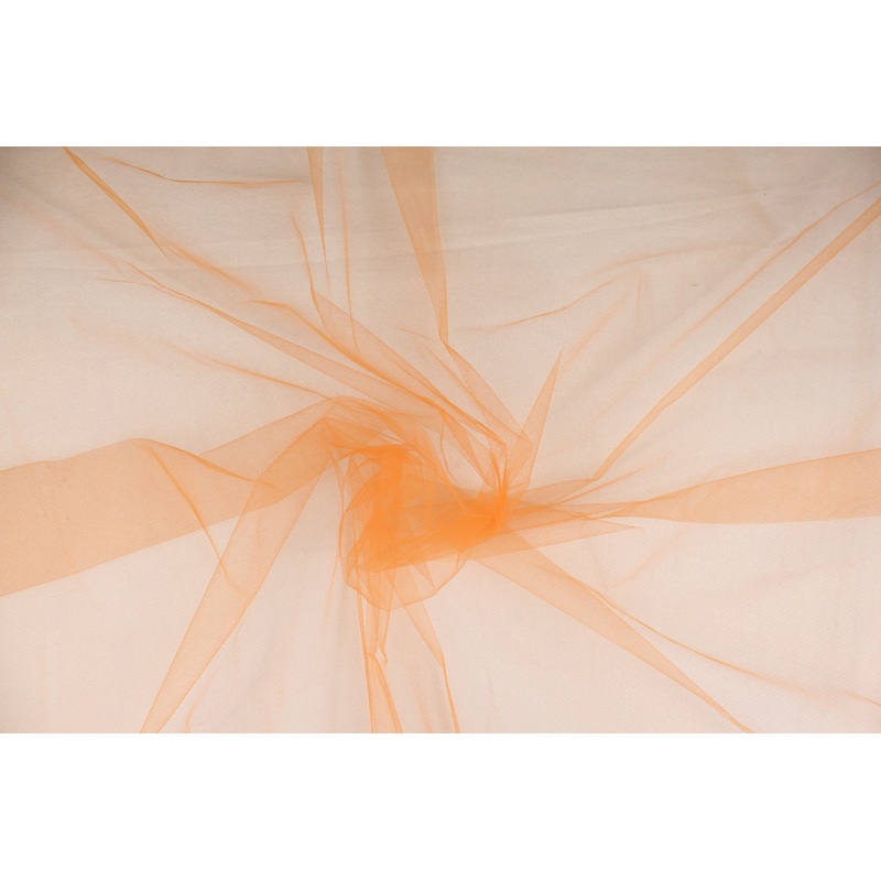 Solid Tulle in Tangerine Orange
