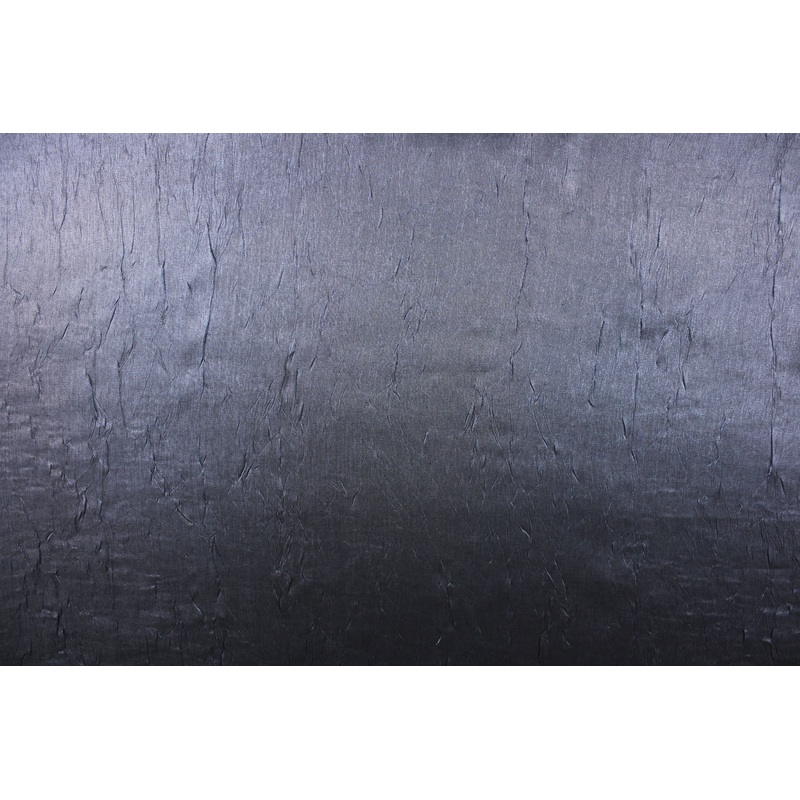 Valmont Crushed Taffeta Fabric in Iridescent Cadet Gray