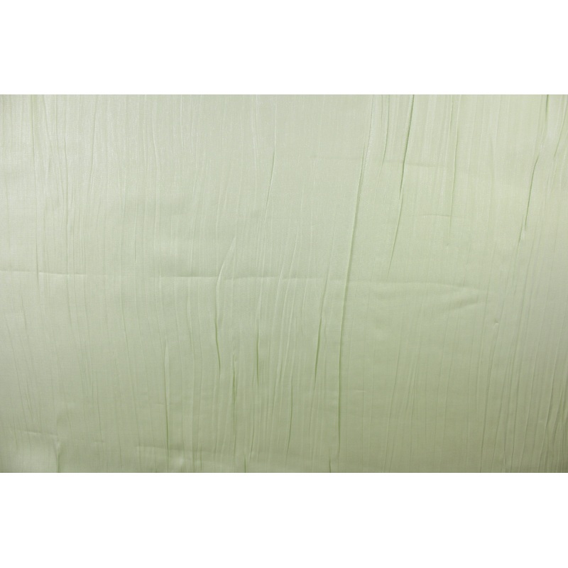 Valmont Crushed Taffeta Fabric in Iridescent Celery Green  -