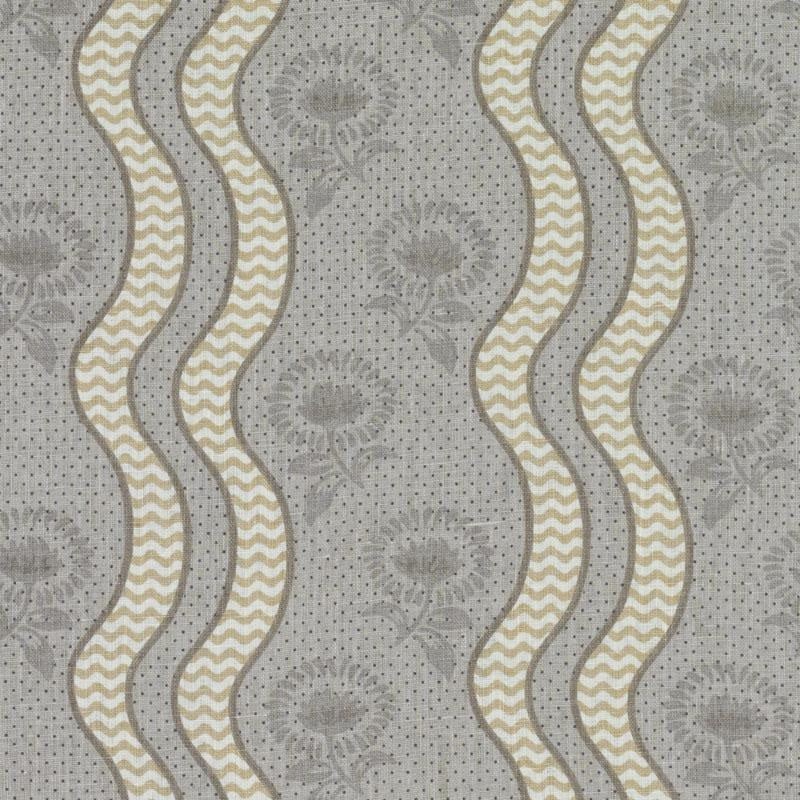Bailey & Griffin Influences Solange Fabric in Linen/Charcoal