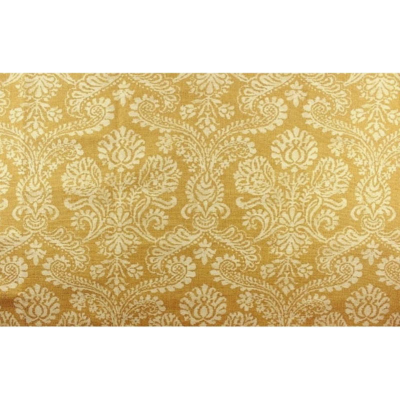 Berlucci Italian Damask Fabric in Tucson Sun