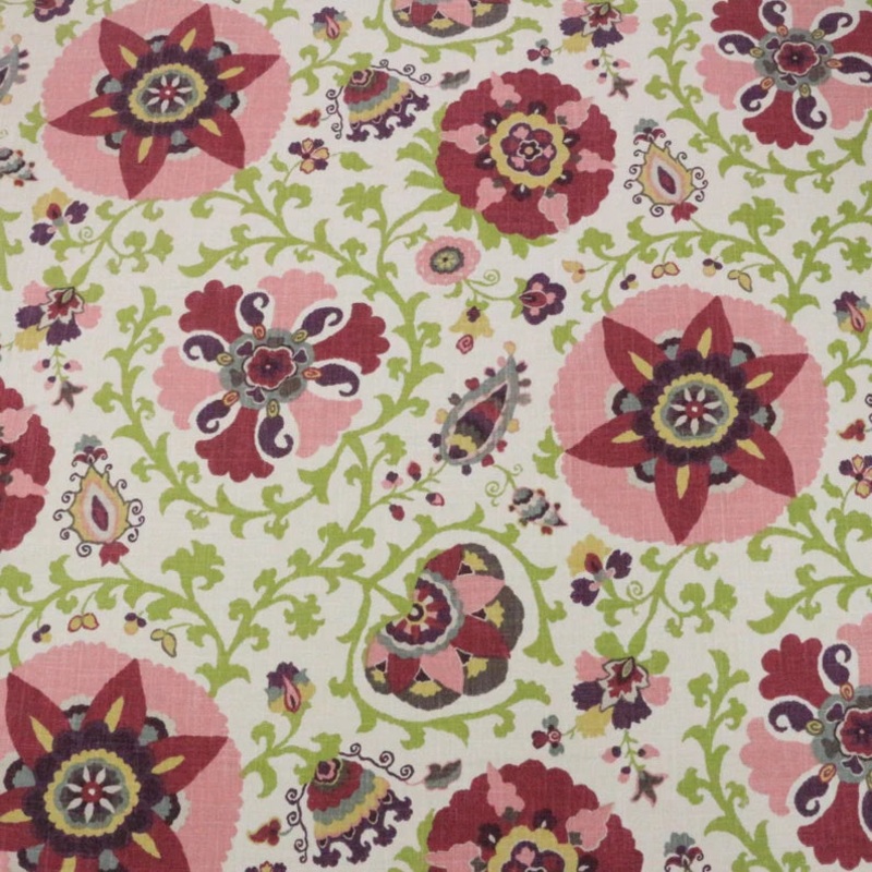 Braemore Silsila Fabric in Cherry Blossom