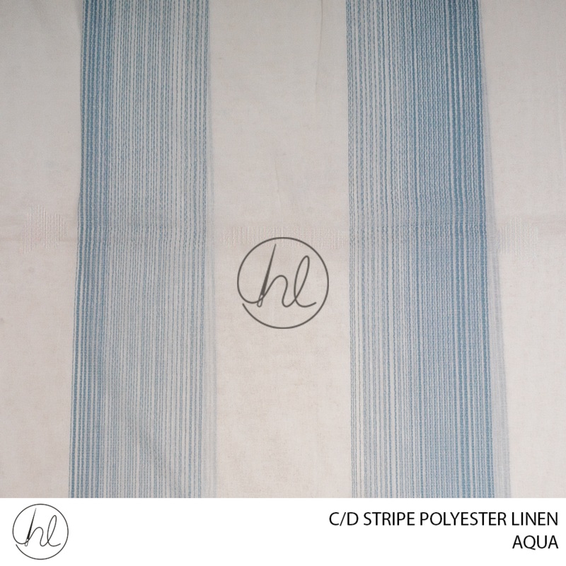 C/D Linen Stripe Polyester