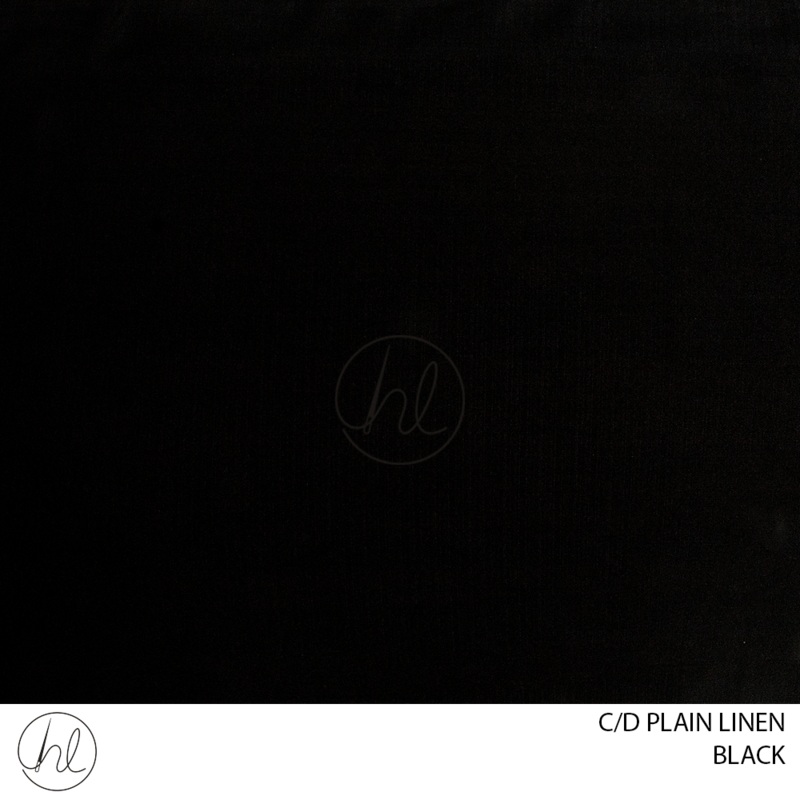 C/D Plain Linen TA 409280CMBlack
