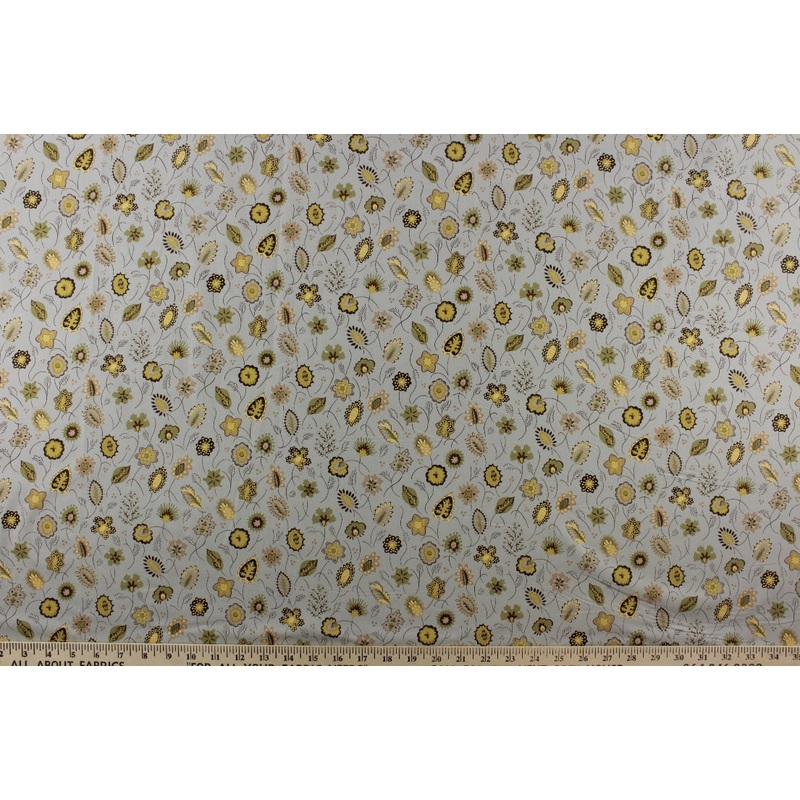 Charles Faudree Lila Fabric in Caladon Blue