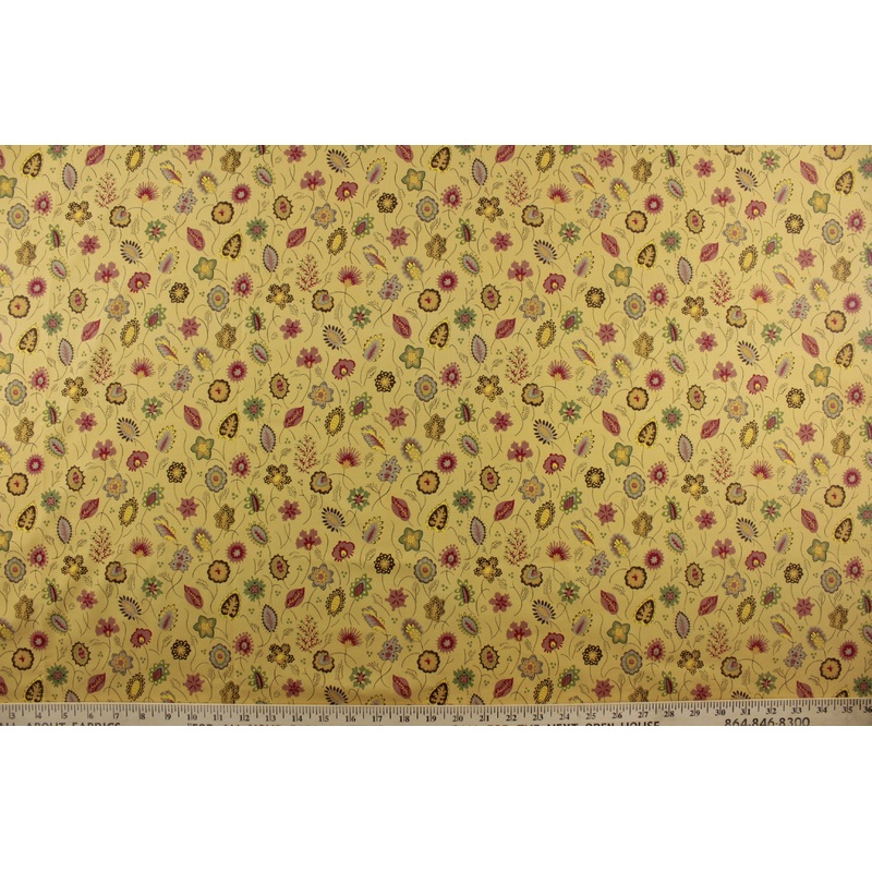 Charles Faudree Lila Fabric in Dijon