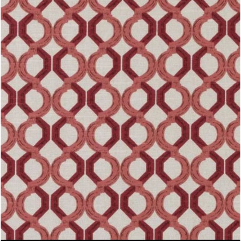 Duralee Buckholm Fabric in Red DE42575 -9