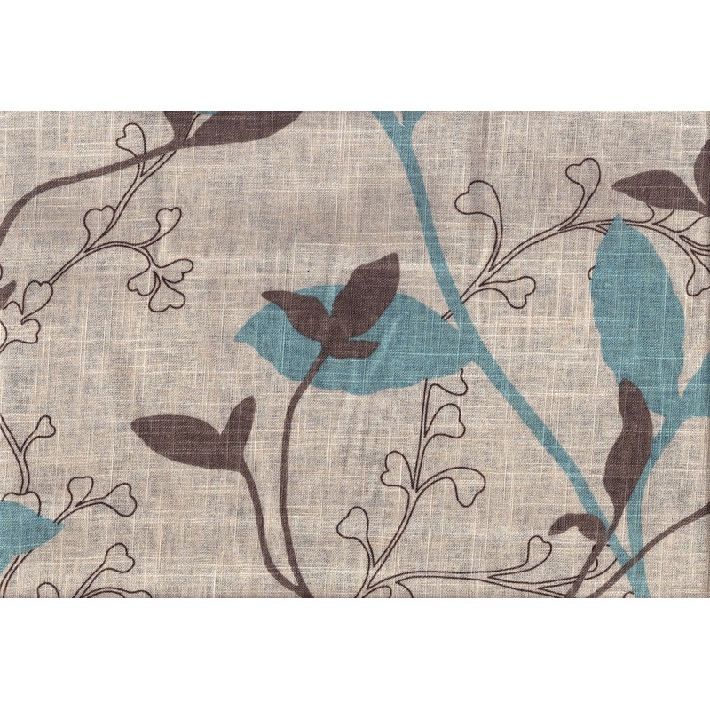 Duralee Fabric Leafy Fabric in Spa