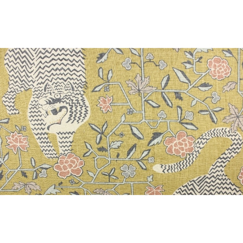 Lemieux Et Cie Troyes Fabric in  Ochre