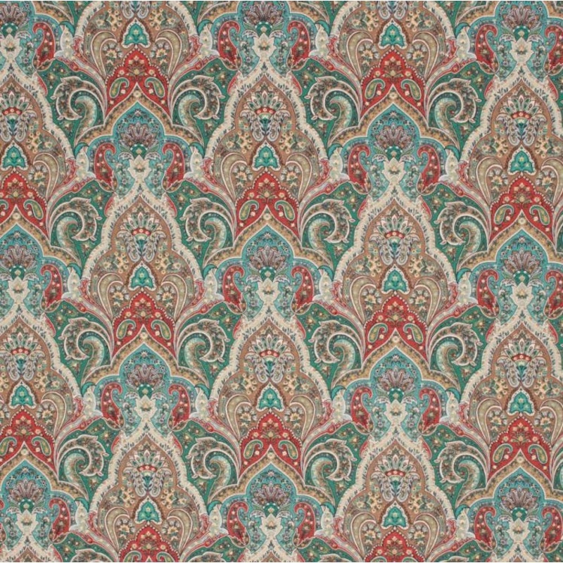 Mill Creek Paisley Fabric in Cyprus