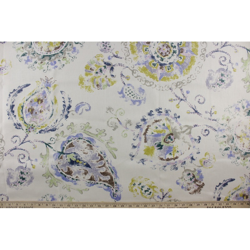 P/Kaufmann Junoon Linen Fabric in Meadow