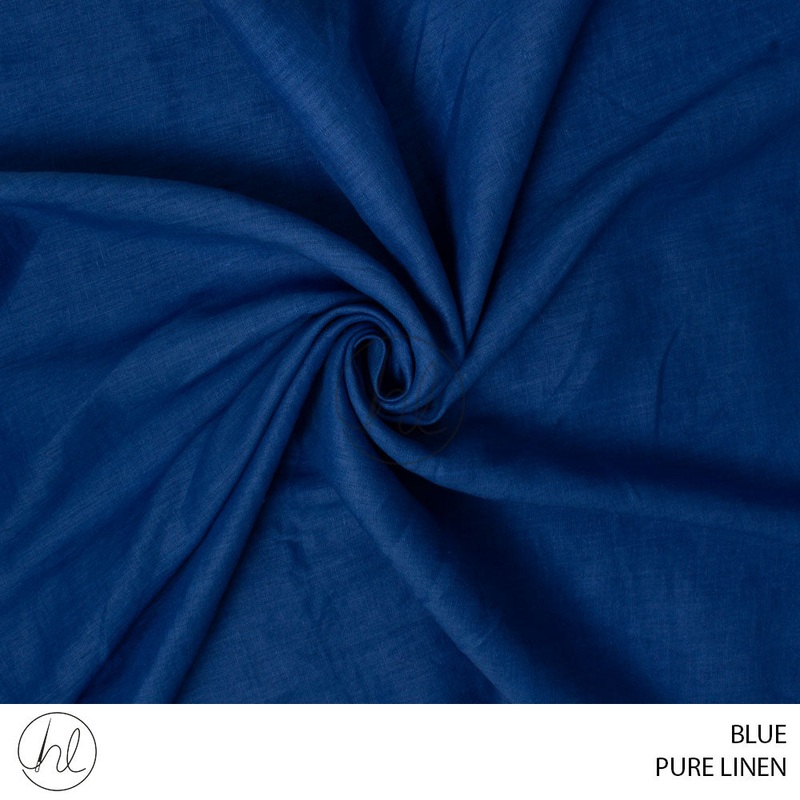 Pure Linen 56 Blue 140cm Per M