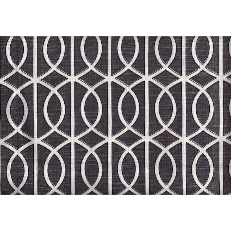 Robert Allen Contract Bellaporte Grand Gate Fabric in Charcoal