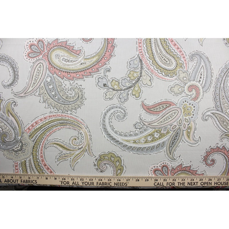 Robert Allen Global Paisley in Eye Blush