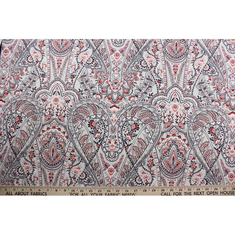 Robert Allen Paisley Petals in Red