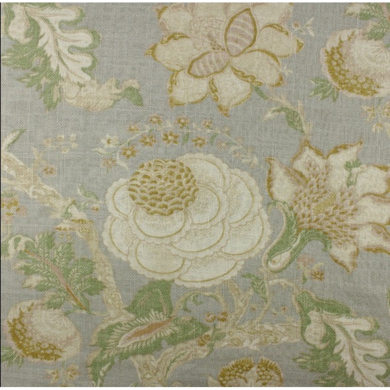 Waverly Hazel Printed  Fabric in Endive