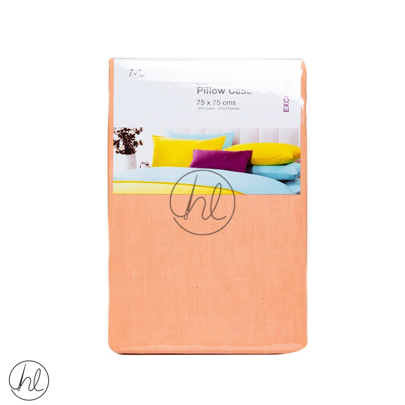 Continental Pillow Cases Peach 75x75cm