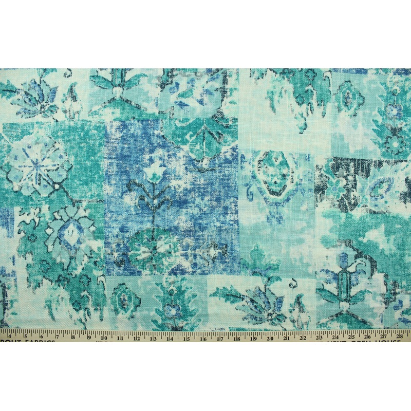 Covington Padma Fabric in Dream Blue