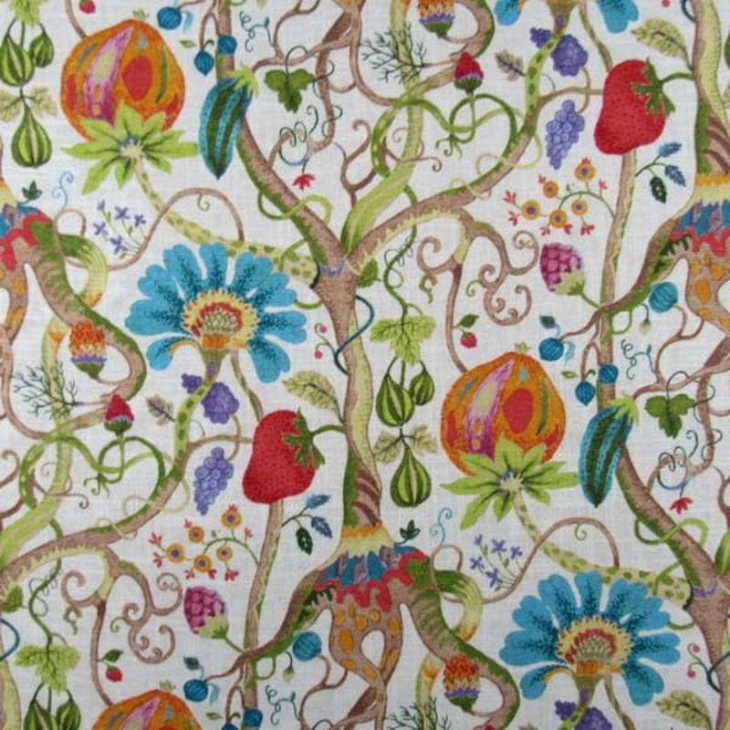 Covington Tudor Jacobean Fabric in Summer