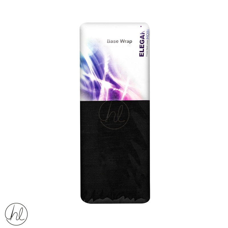 Extra Depth Base Cover Polycotton Black 3/4