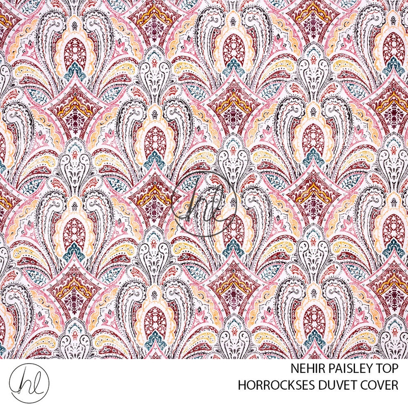 HORROCKSES DUVET COVER DESIGN 01 NEHIR PAISLEY TOP QUEEN