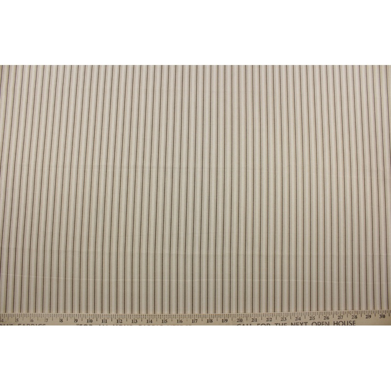 Magnolia Home Fashions Cottage Stripe Fabric in Shadow