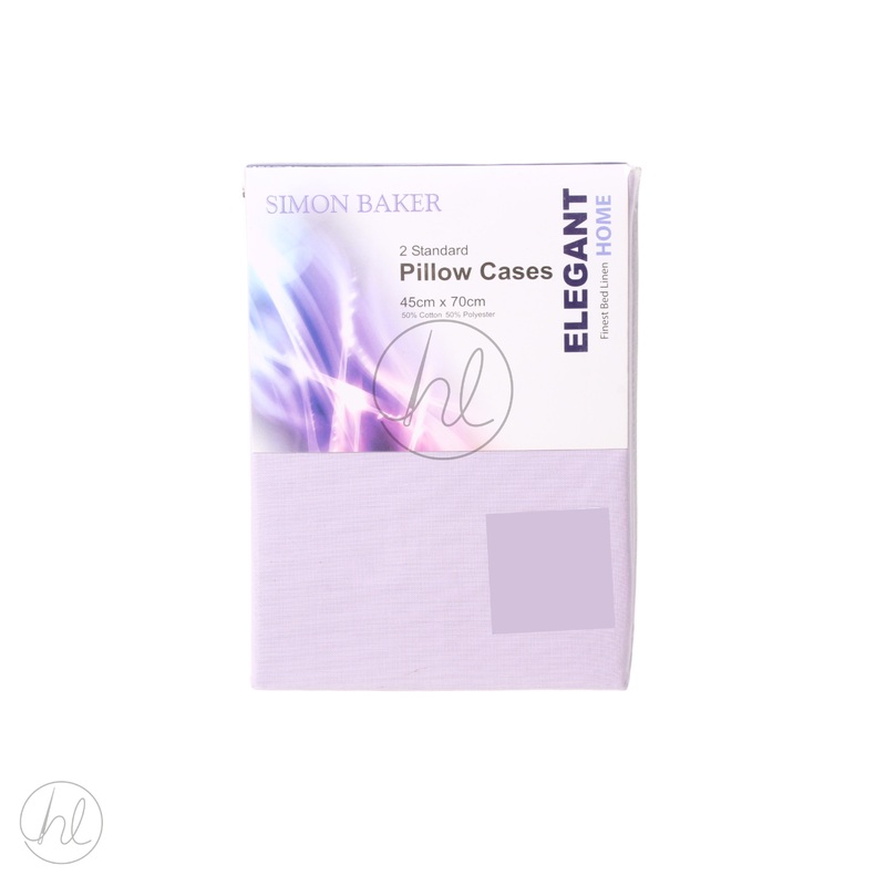 PILLOW CASES STD POLY CTTN LAVENDER FREE 1