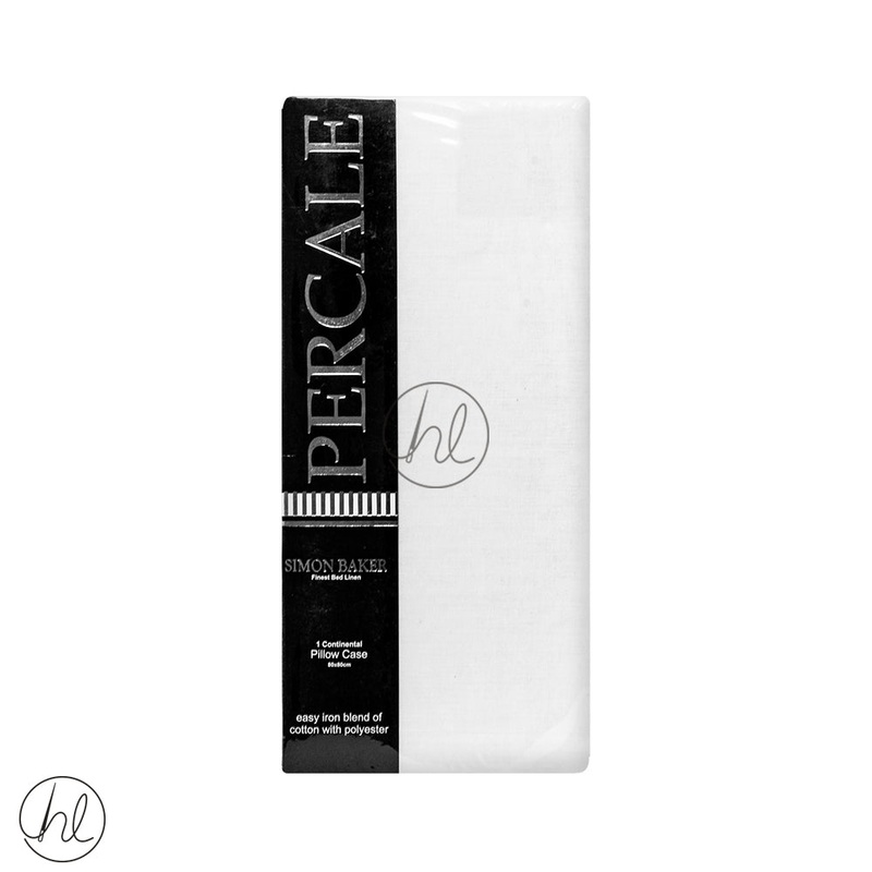 Polycotton Continental Pillow Case 200T White 80x80cm