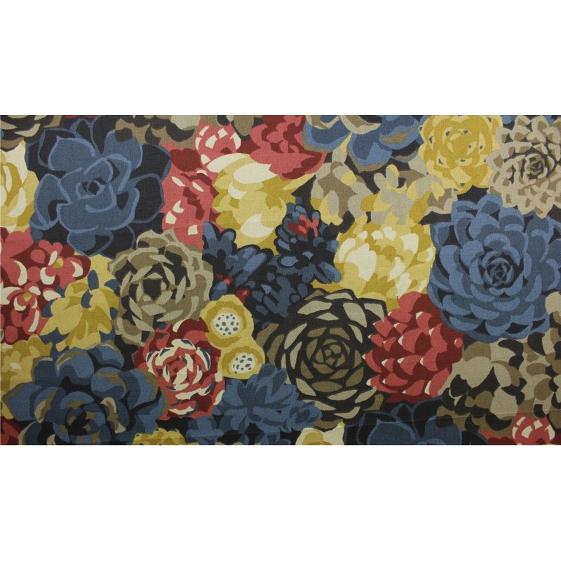 Robert Allen Succulents Fabric in Terrain