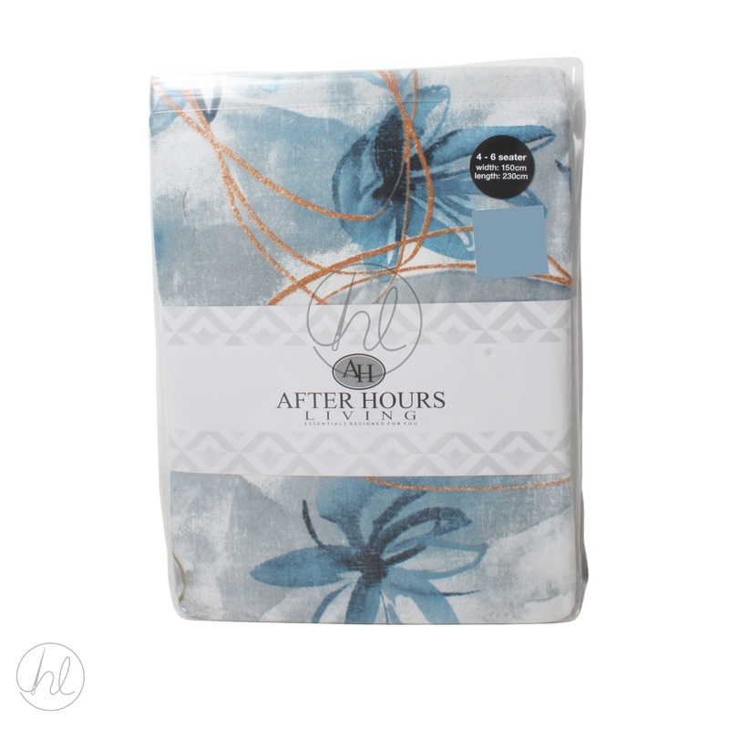TABLE CLOTH PEACH SKIN INDIGO 150X200 FREE