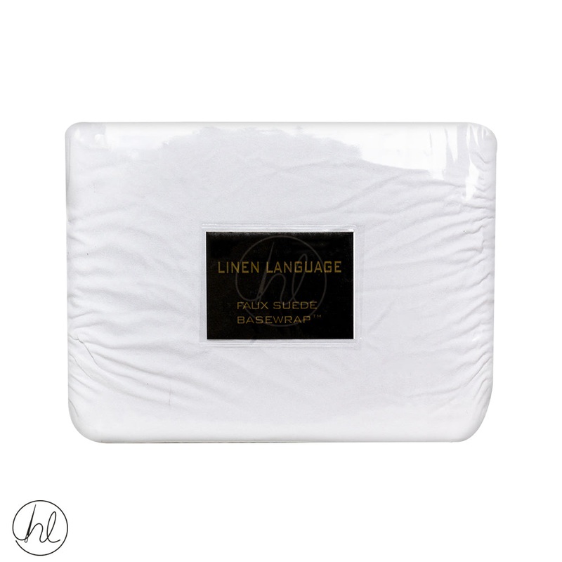 Base Cover Suede White Queen XL