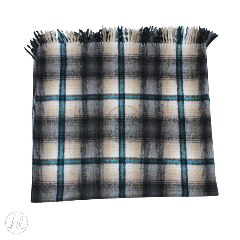 BLANKET ARANDA PICCOLO BEIGE/GREEN FREE 1
