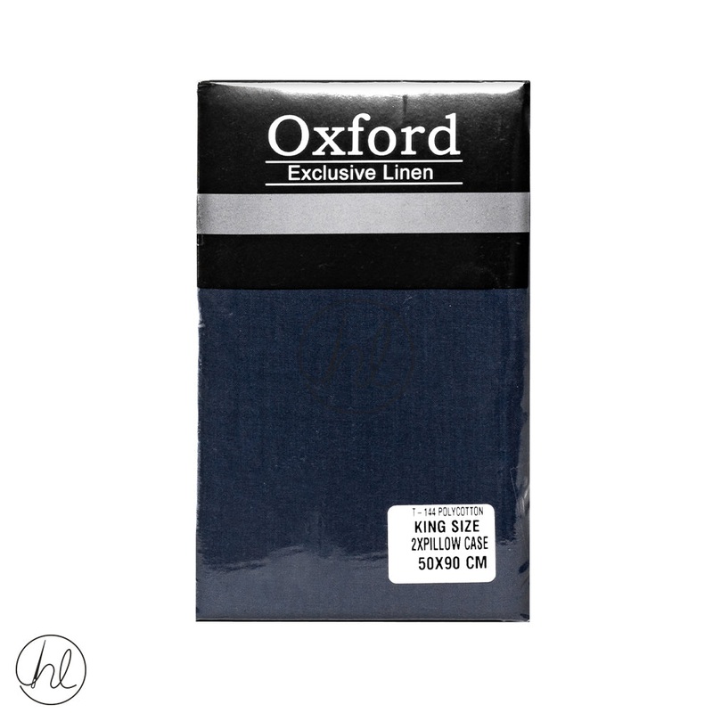 Oxford Pillow Cases King Moroccan Blue  50x90cm
