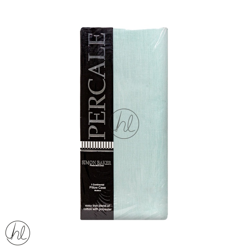Polycotton Continental Pillow Case 200T Duck Egg 80x80cm