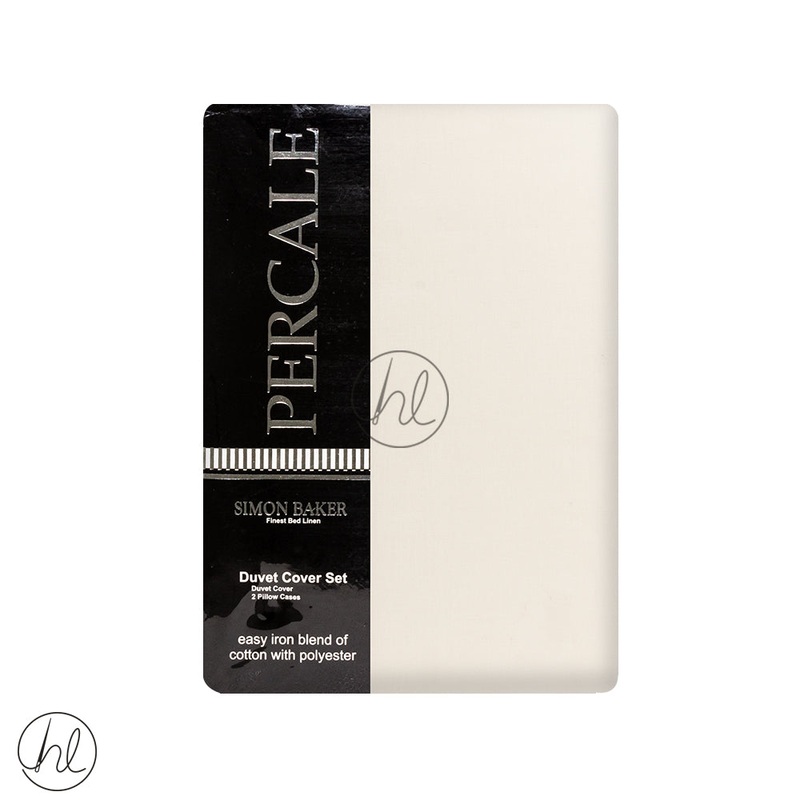 Polycotton Duvet Cover 200T Cream Super King