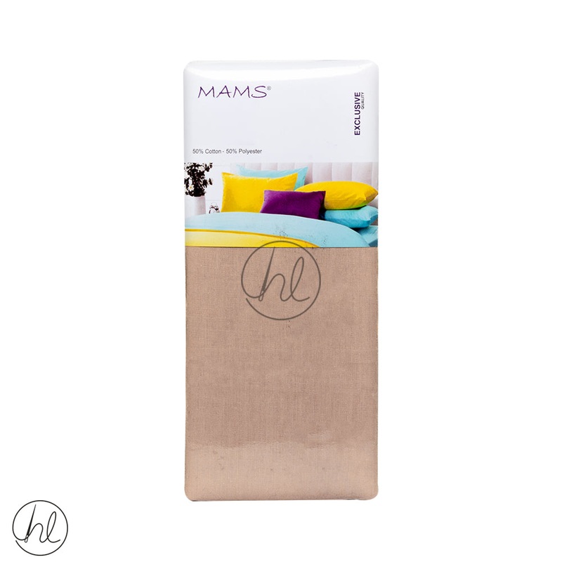 Polycotton Fitted Sheet Extra Depth Beige King