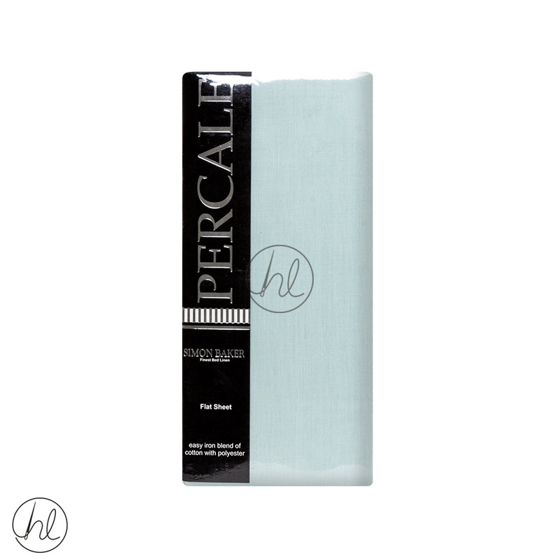 Polycotton Flat Sheet 200T Duck Egg 3/4