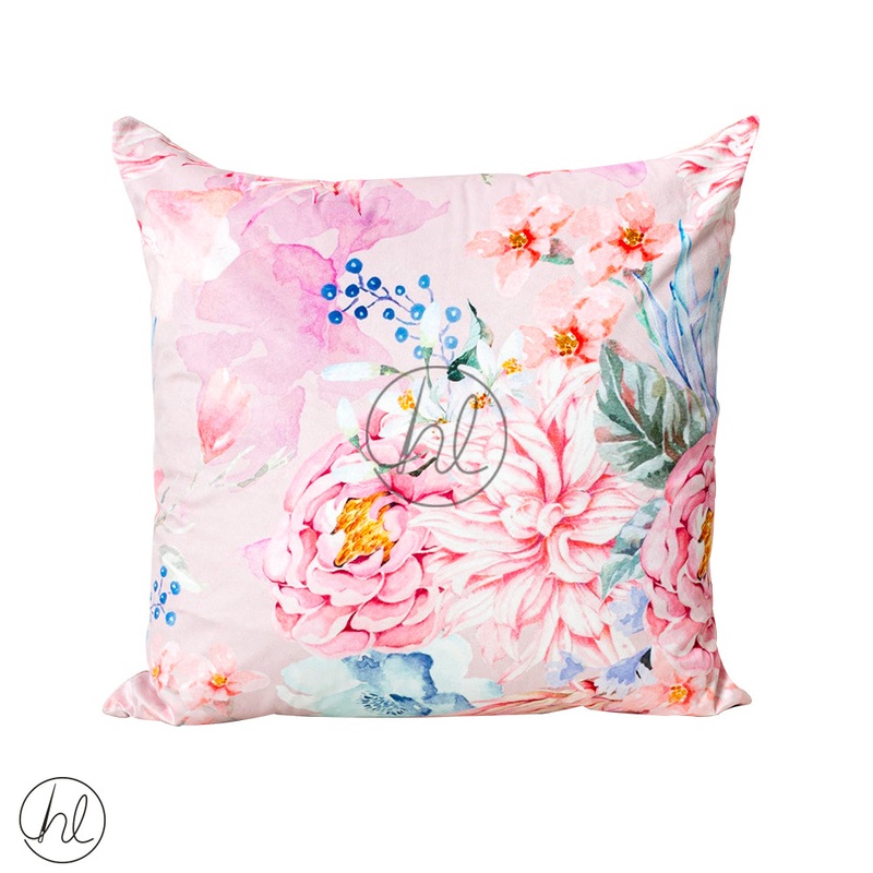 PRINTED SCATTER CUSHION DESIGN 11 PINK 60X60CM