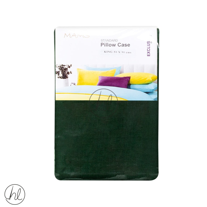 Standard King Pillow Cases LP Bottle Green 50x90cm